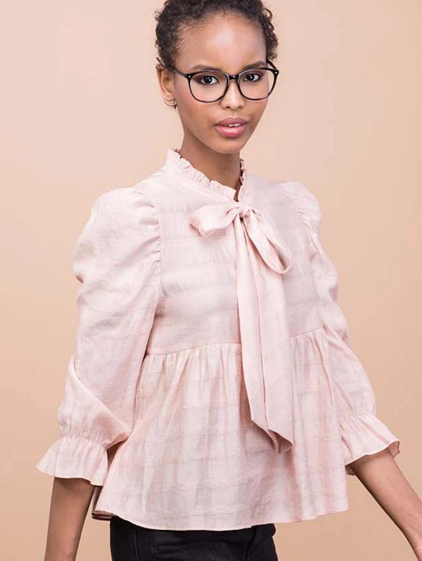 Affordable Fashion Glasses Rectangle Square Round Eyeglasses Women Nadine Pitch Black