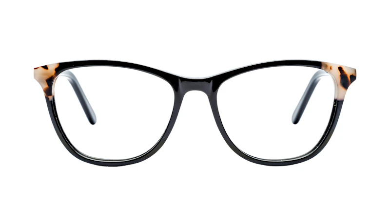 Affordable Fashion Glasses Rectangle Eyeglasses Women Folk Ebony Granite