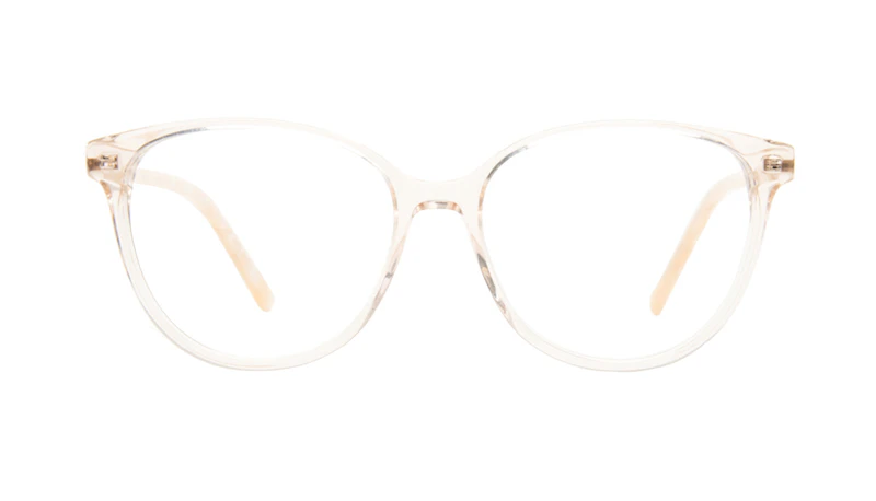 Lunettes tendance Oeil de chat Lunettes de vue Femmes Imagine II Golden Marble