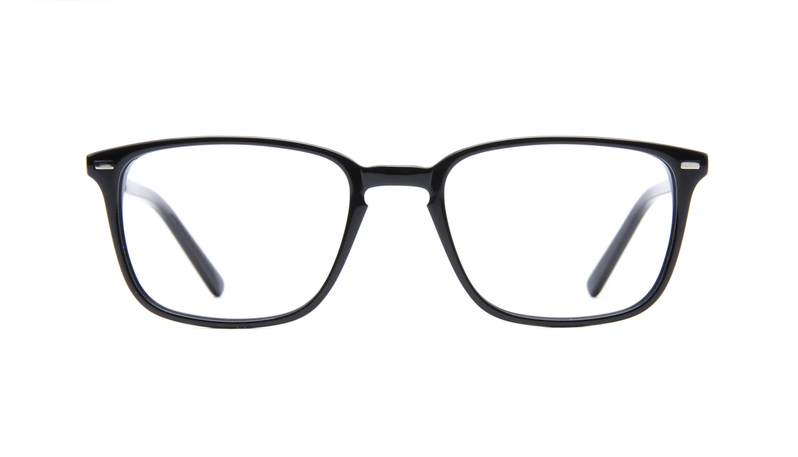 Affordable Fashion Glasses Rectangle Eyeglasses Men Sharp Black